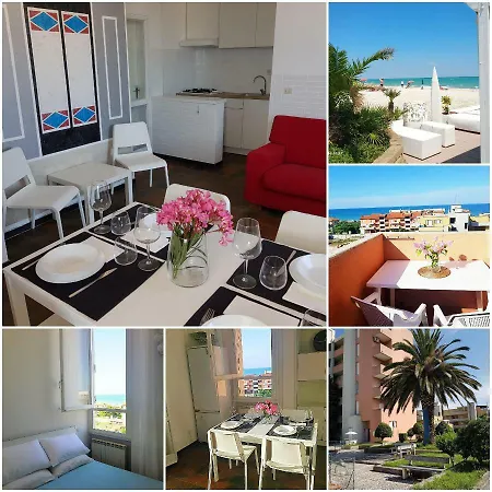 Lejlighed Marotta, 50 Mt Dal Mare, Sea & Apartments, Sea&business, Clima, Wi-fi Veloce, Parking, 2 Camere, 6 Letti Marotta